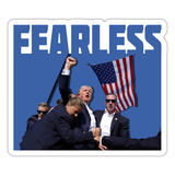 Fearless Sticker - white matte