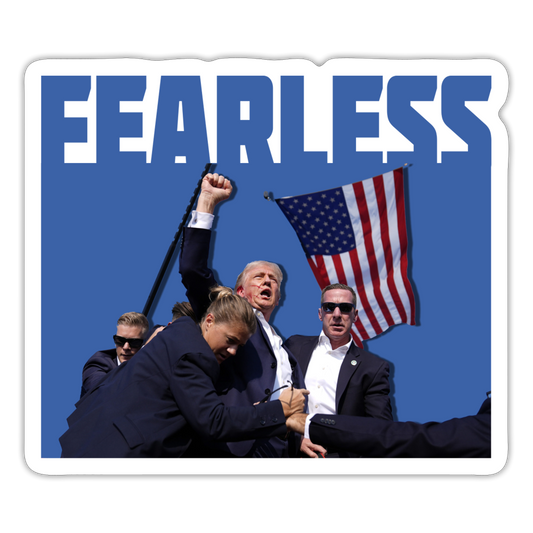 Fearless Sticker - white matte