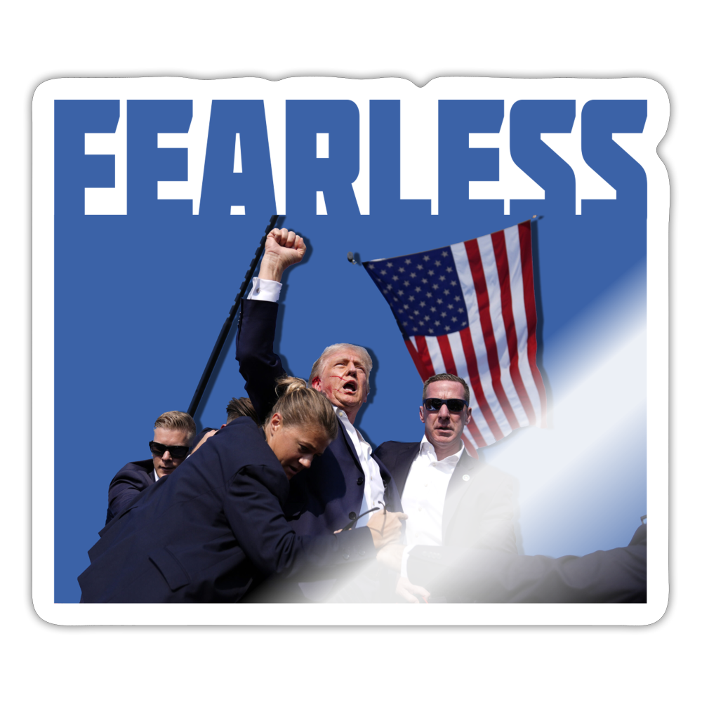 Fearless Sticker - white glossy