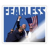 Fearless Sticker - white glossy