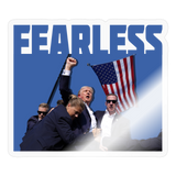 Fearless Sticker - transparent glossy