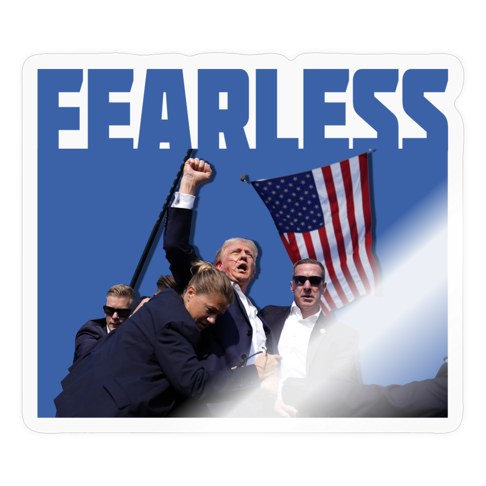 Fearless Sticker - transparent glossy