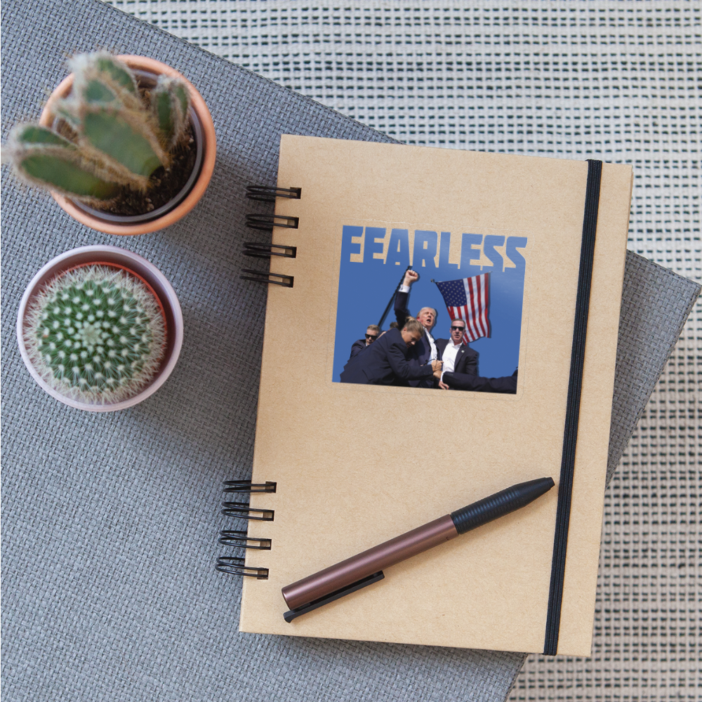 Fearless Sticker - transparent glossy