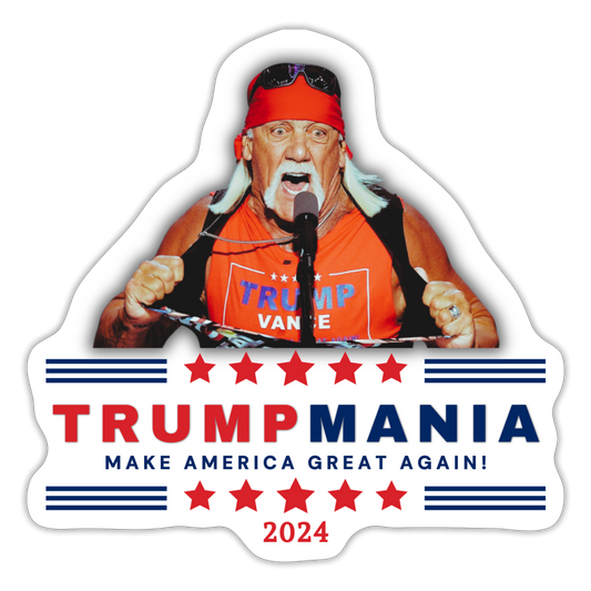 Trumpmania Sticker - white matte