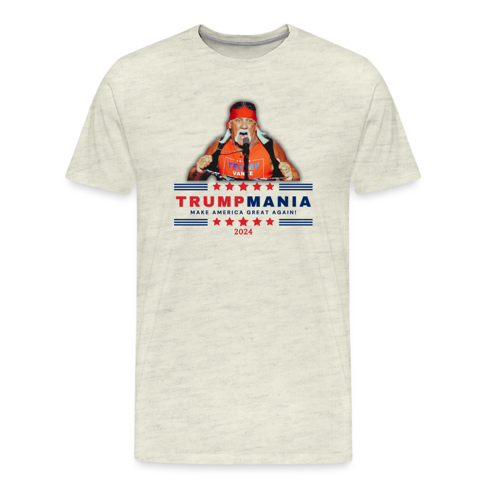 Trumpmania Men's Premium T-Shirt - heather oatmeal