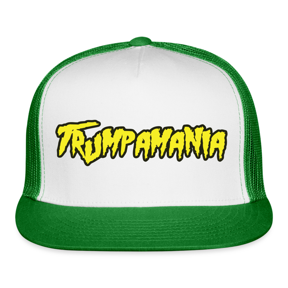 TRUMPMANIA Trucker Cap - white/kelly green