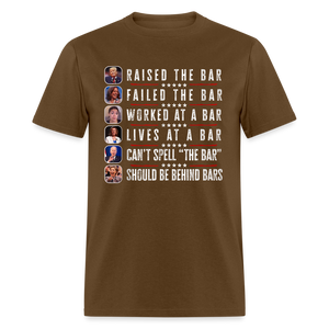 Trump Raised The Bar Classic T-Shirt - brown