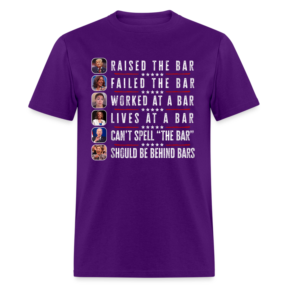 Trump Raised The Bar Classic T-Shirt - purple