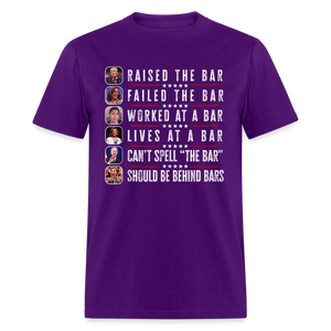 Trump Raised The Bar Classic T-Shirt - purple