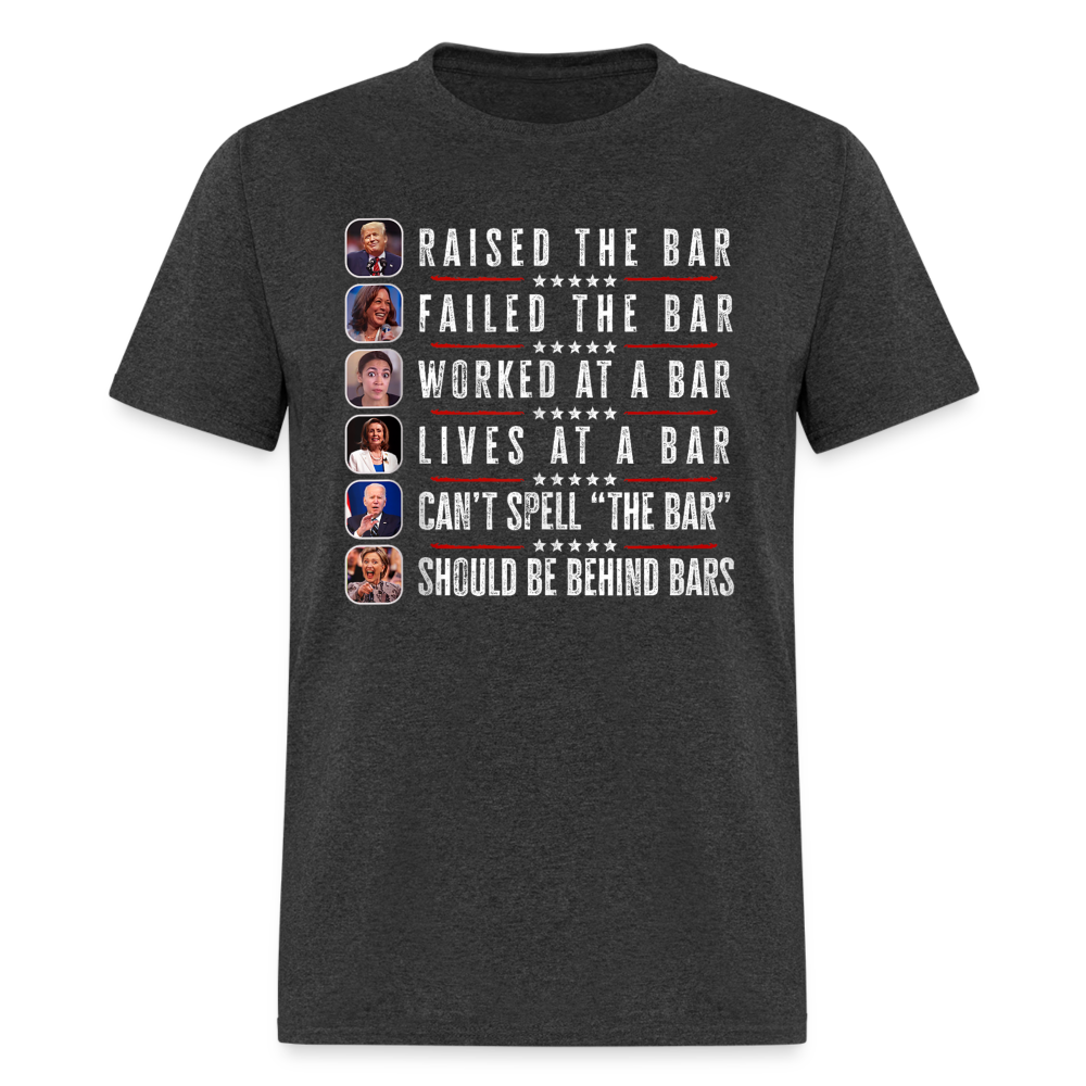 Trump Raised The Bar Classic T-Shirt - heather black