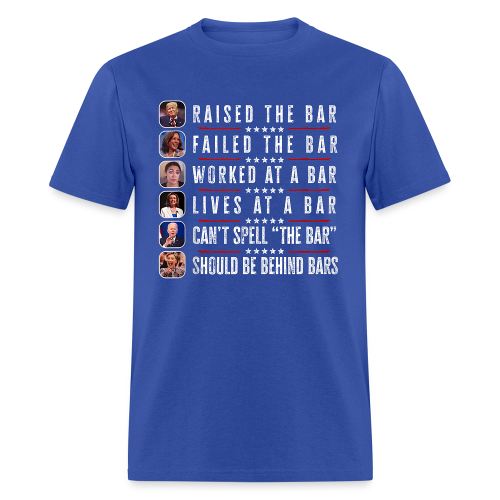 Trump Raised The Bar Classic T-Shirt - royal blue