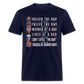 Trump Raised The Bar Classic T-Shirt - navy