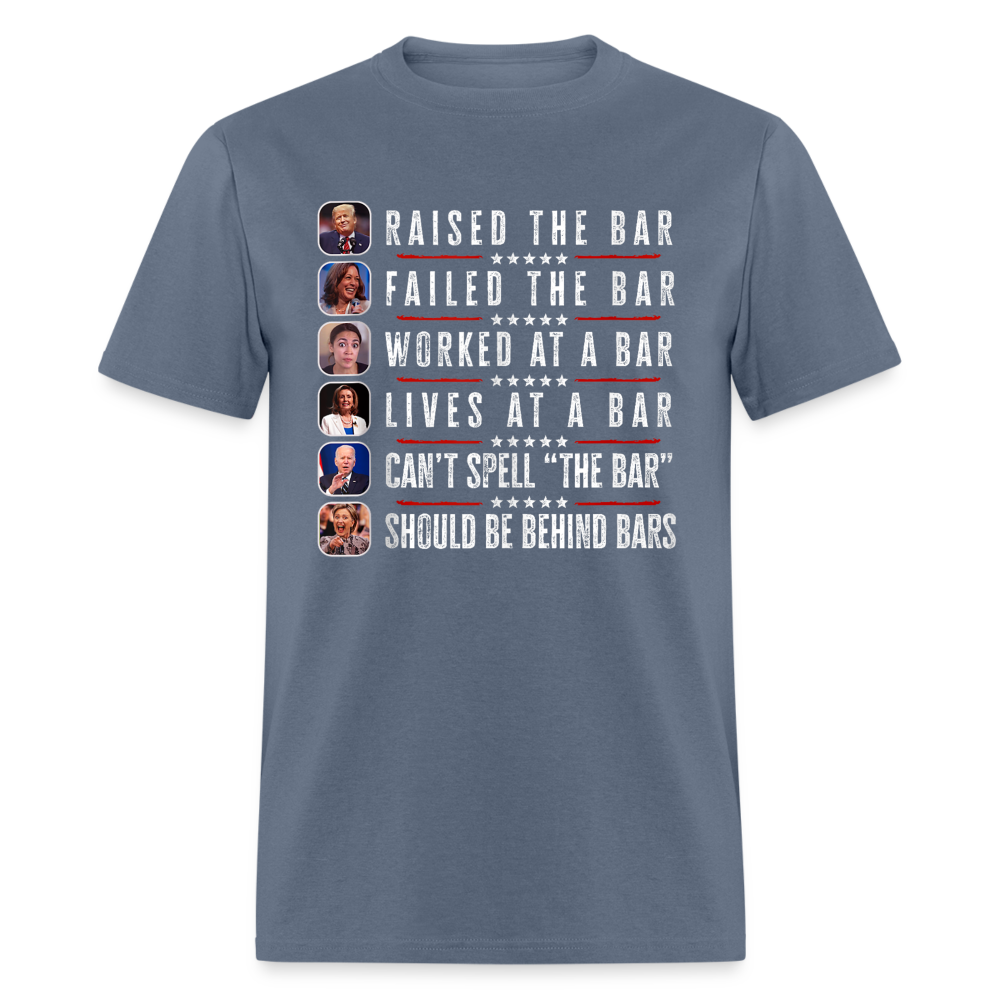 Trump Raised The Bar Classic T-Shirt - denim