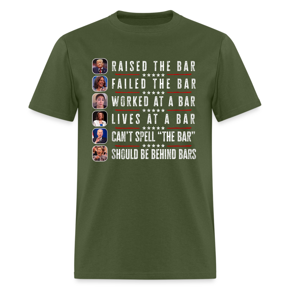 Trump Raised The Bar Classic T-Shirt - military green