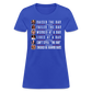 Trump Raised The Bar Women's T-Shirt - royal blue