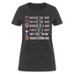 Trump Raised The Bar Women's T-Shirt - heather black