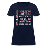 Trump Raised The Bar Women's T-Shirt - navy