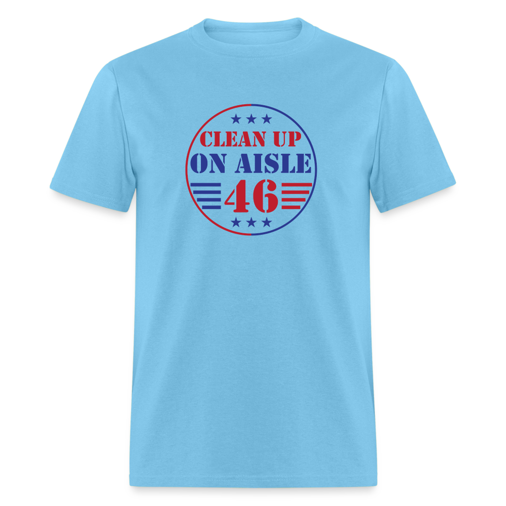 Clean Up On Aisle 46 Unisex Classic T-Shirt - aquatic blue