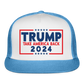 Trump 2024 - Take America Back Trucker Cap - white/blue