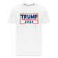 Trump 2024 - Take America Back Men's Premium T-Shirt - white