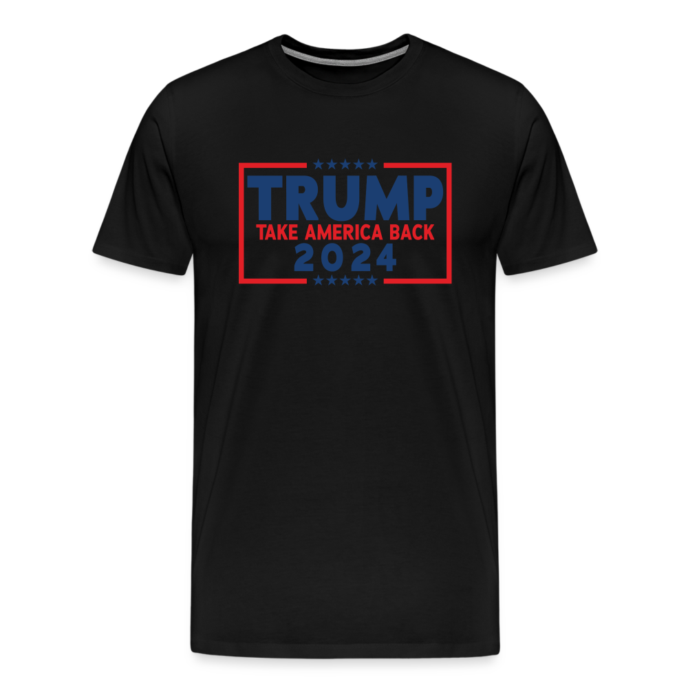 Trump 2024 - Take America Back Men's Premium T-Shirt - black