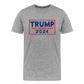 Trump 2024 - Take America Back Men's Premium T-Shirt - heather gray