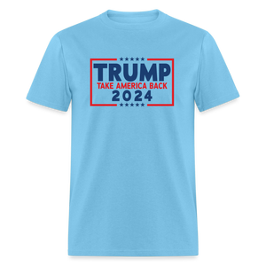 Trump 2024 - Take America Back Classic T-Shirt - aquatic blue