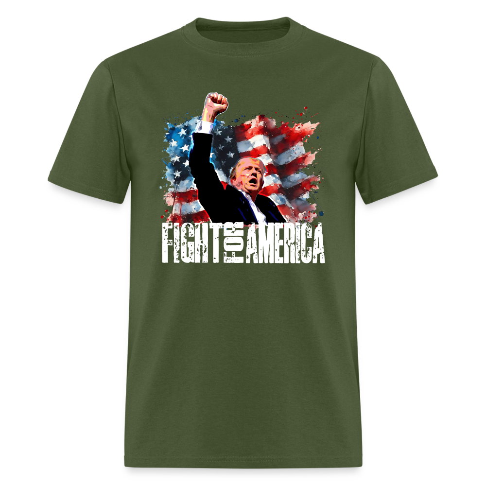 Fight For America Trump 7/13/24  Classic T-Shirt - military green