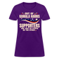 Funny Anti Kamala Harris 2024 Women's T-Shirt - purple