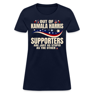 Funny Anti Kamala Harris 2024 Women's T-Shirt - navy