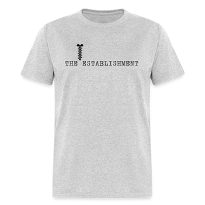 Screw The Establishment Classic T-Shirt - heather gray