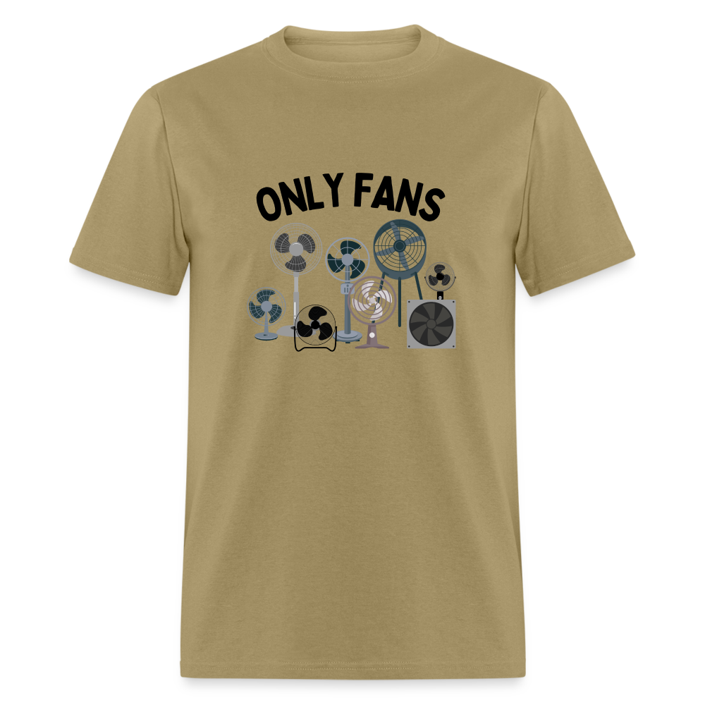 Only Fans Funny Unisex Classic T-Shirt - khaki