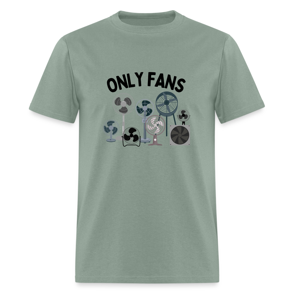 Only Fans Funny Unisex Classic T-Shirt - sage