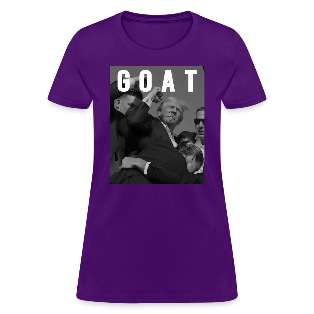 Trump GOAT 7/13/24 Women's T-Shirt - purple