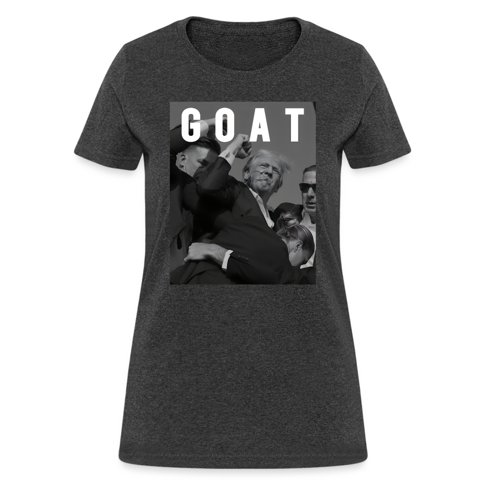 Trump GOAT 7/13/24 Women's T-Shirt - heather black