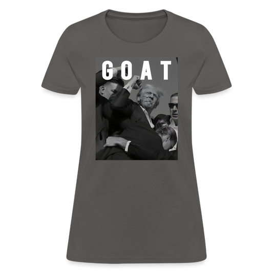 Trump GOAT 7/13/24 Women's T-Shirt - charcoal