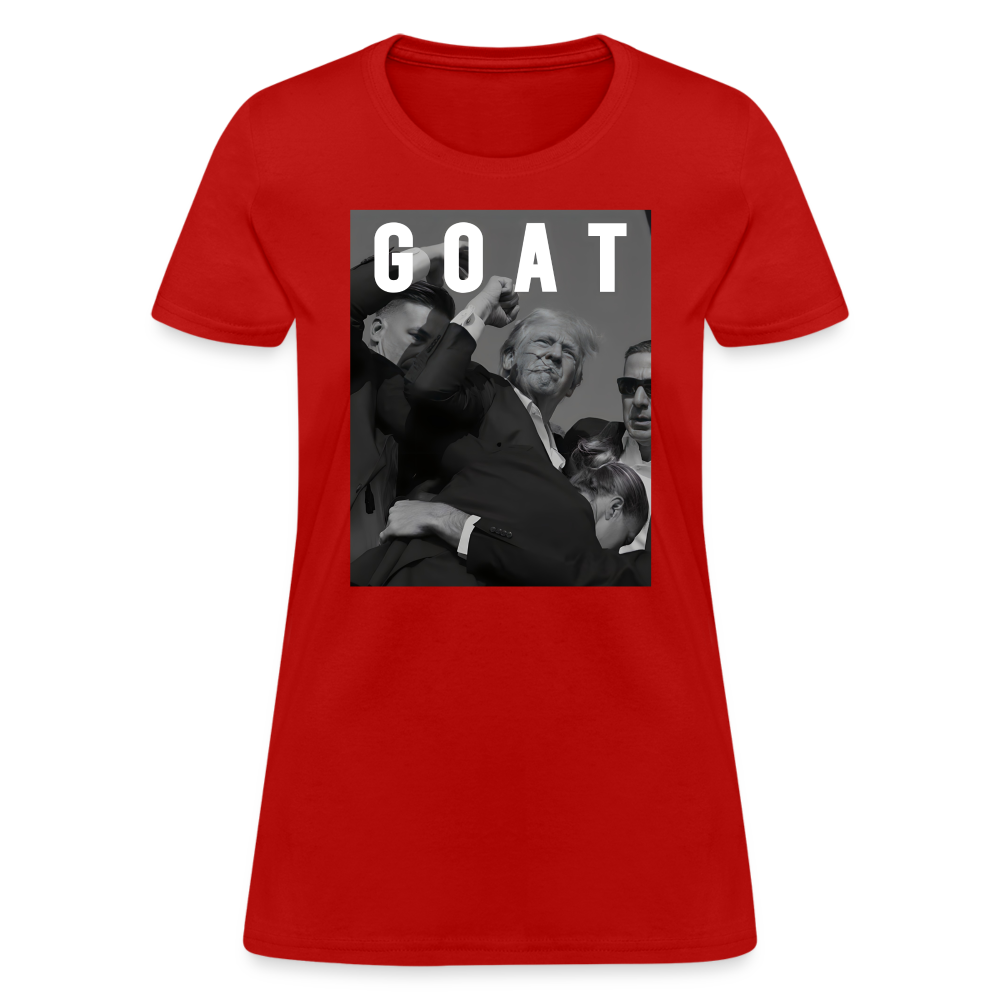 Trump GOAT 7/13/24 Women's T-Shirt - red