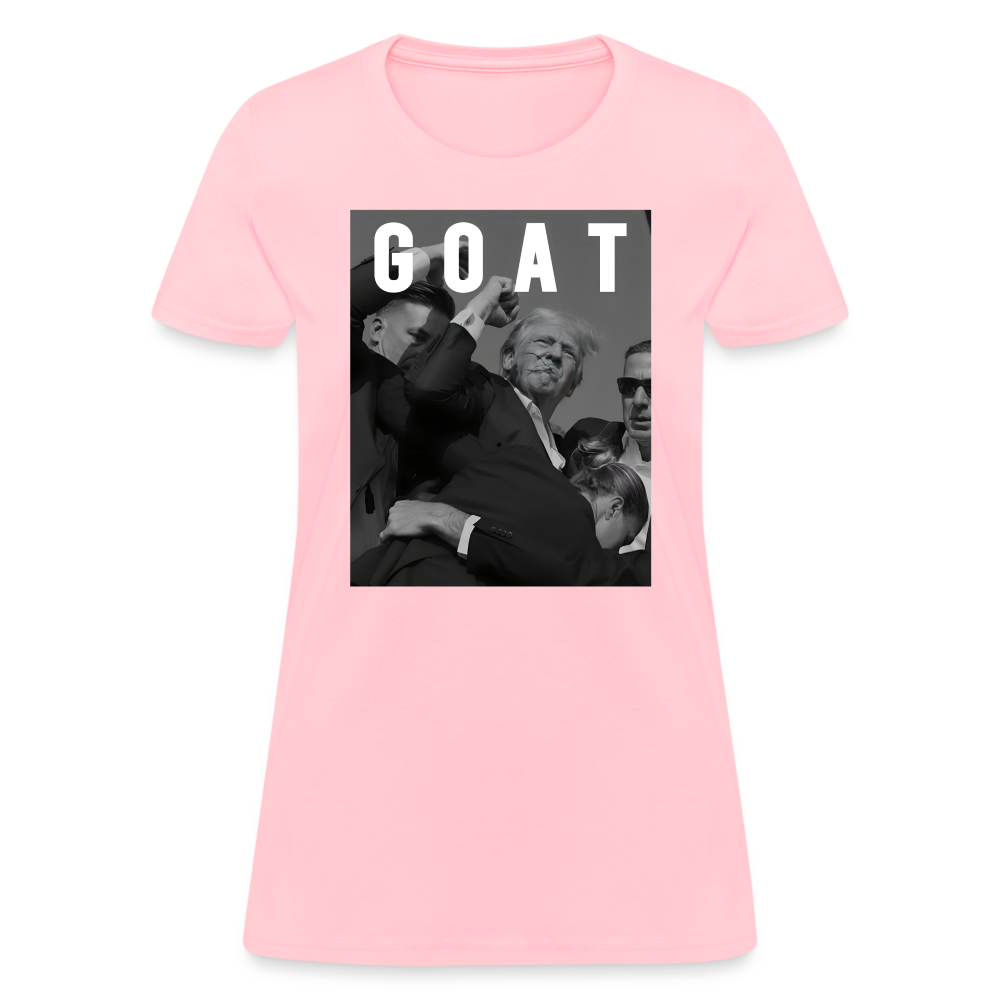 Trump GOAT 7/13/24 Women's T-Shirt - pink