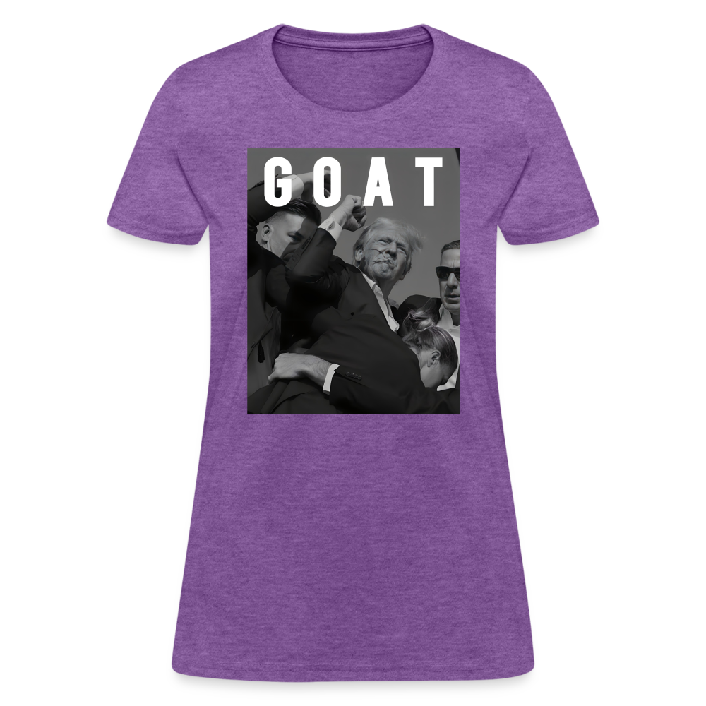 Trump GOAT 7/13/24 Women's T-Shirt - purple heather