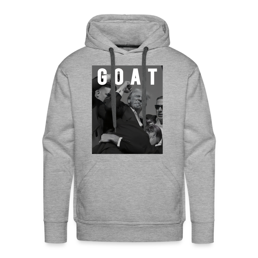 Trump GOAT 7/13/24 Men’s Premium Hoodie - heather grey