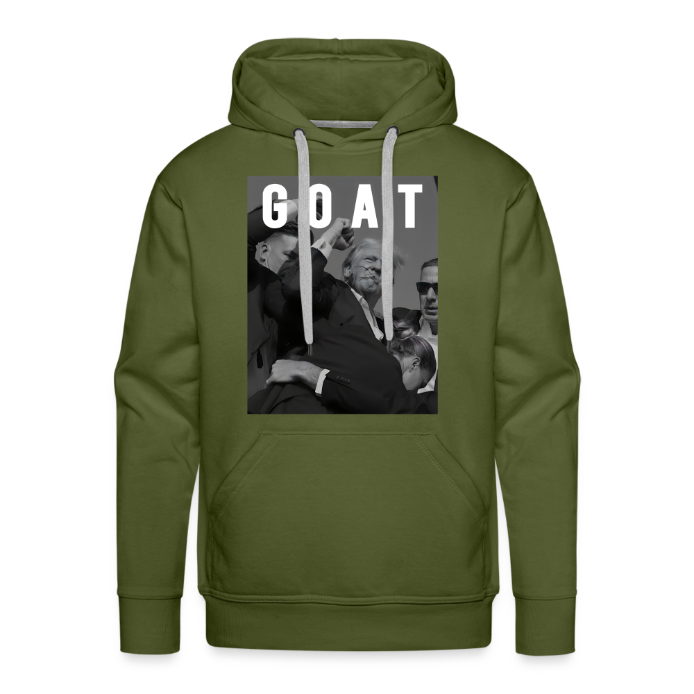 Trump GOAT 7/13/24 Men’s Premium Hoodie - olive green