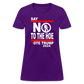 Say Not To The Hoe Women's T-Shirt - purple