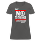 Say Not To The Hoe Women's T-Shirt - charcoal