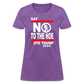 Say Not To The Hoe Women's T-Shirt - purple heather