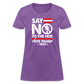 Say Not To The Hoe Women's T-Shirt - purple heather