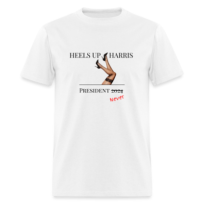 Heels Up Harris Funny Classic T-Shirt - white