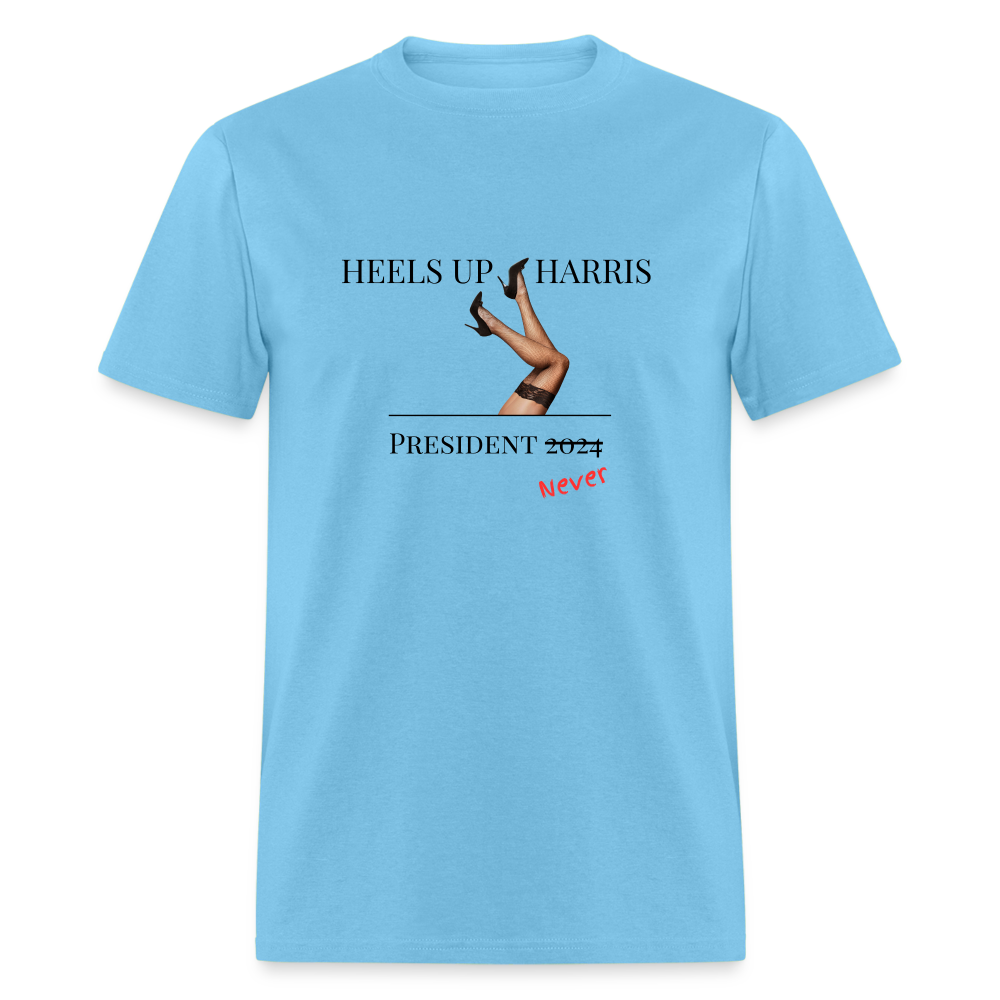 Heels Up Harris Funny Classic T-Shirt - aquatic blue