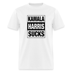 Kamala Harris Sucks Classic T-Shirt - white