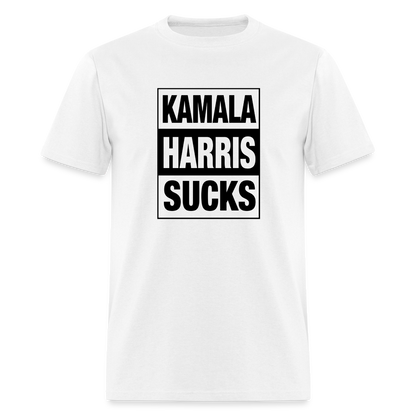 Kamala Harris Sucks Classic T-Shirt - white