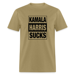 Kamala Harris Sucks Classic T-Shirt - khaki